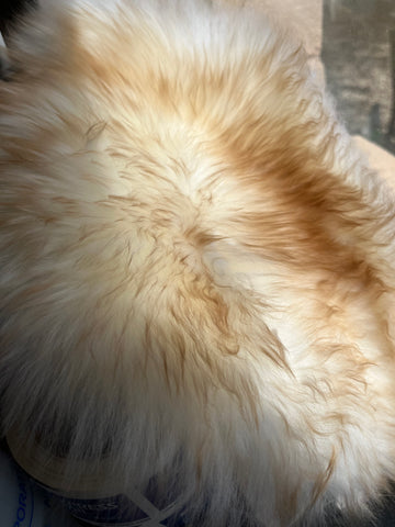Small Sheepskin Buttpad - Motorcycle Seat Cover – Alaska Leather